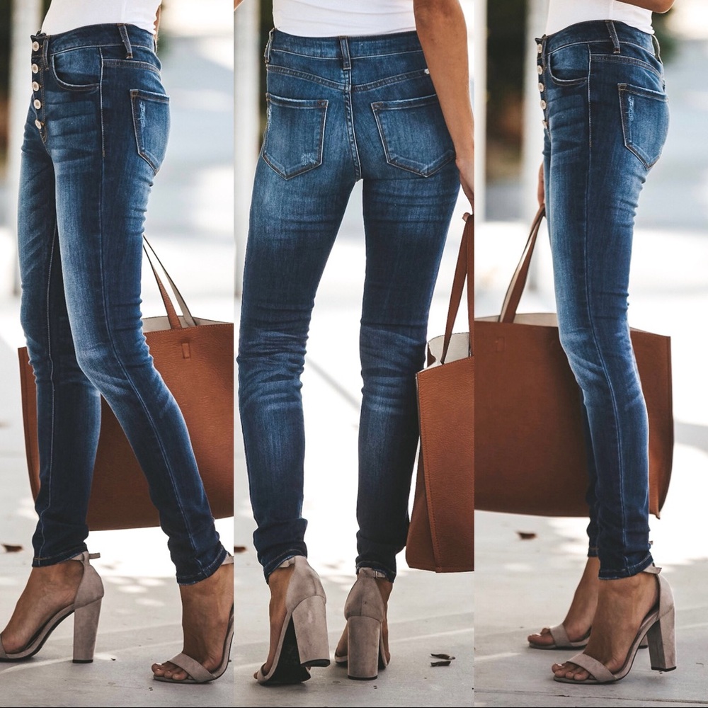 1 LEFT SALE‼️Nash Button up Skinnies - Picture 6 of 8